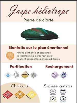 JASPE HELIOTROPE