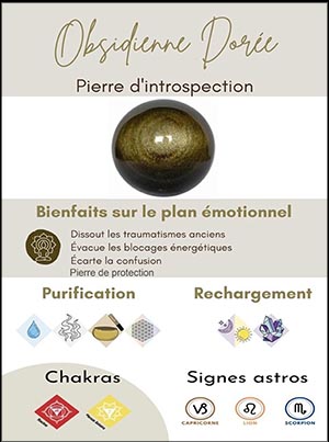 OBSIDIENNE DOREE