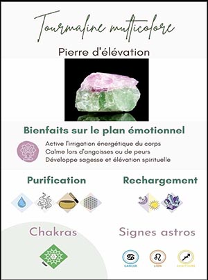 TOURMALINE MULTICOLORE